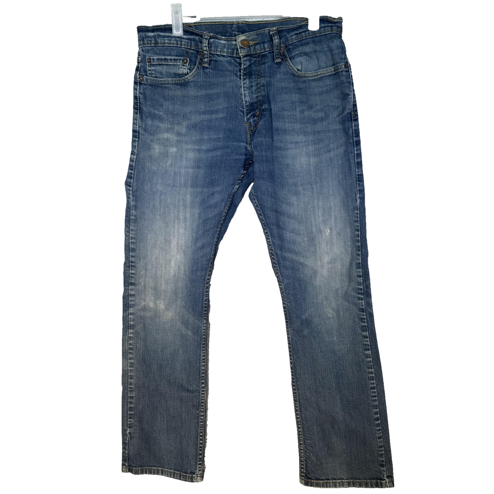 Levis 514 Jeans Mens 32x30 Blue Straight Fit Stretch Denim Medium Wash